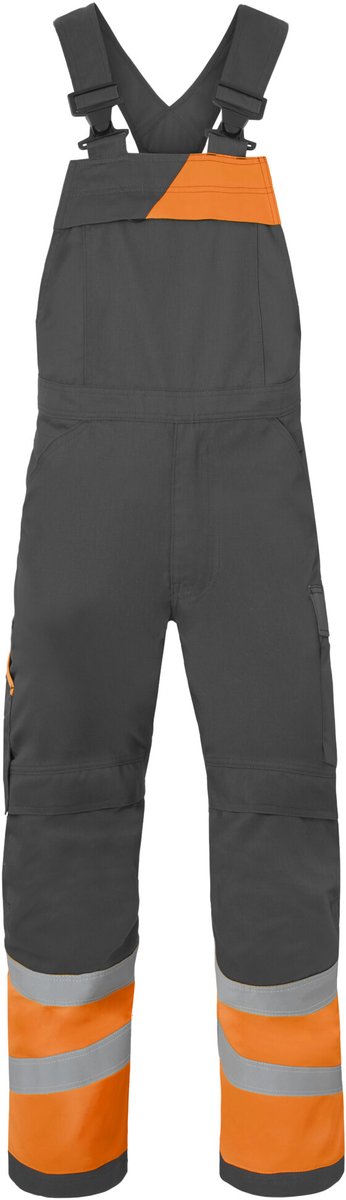 HAVEP Amk overall High Vis 20446 - Charcoal/Fluo Oranje - 52