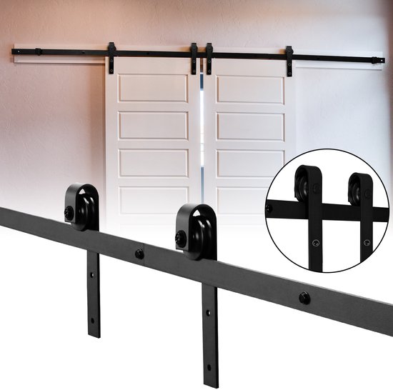 Argenta Xperta schuifdeursysteem 6m rail - Aluminium - Plafondmontage