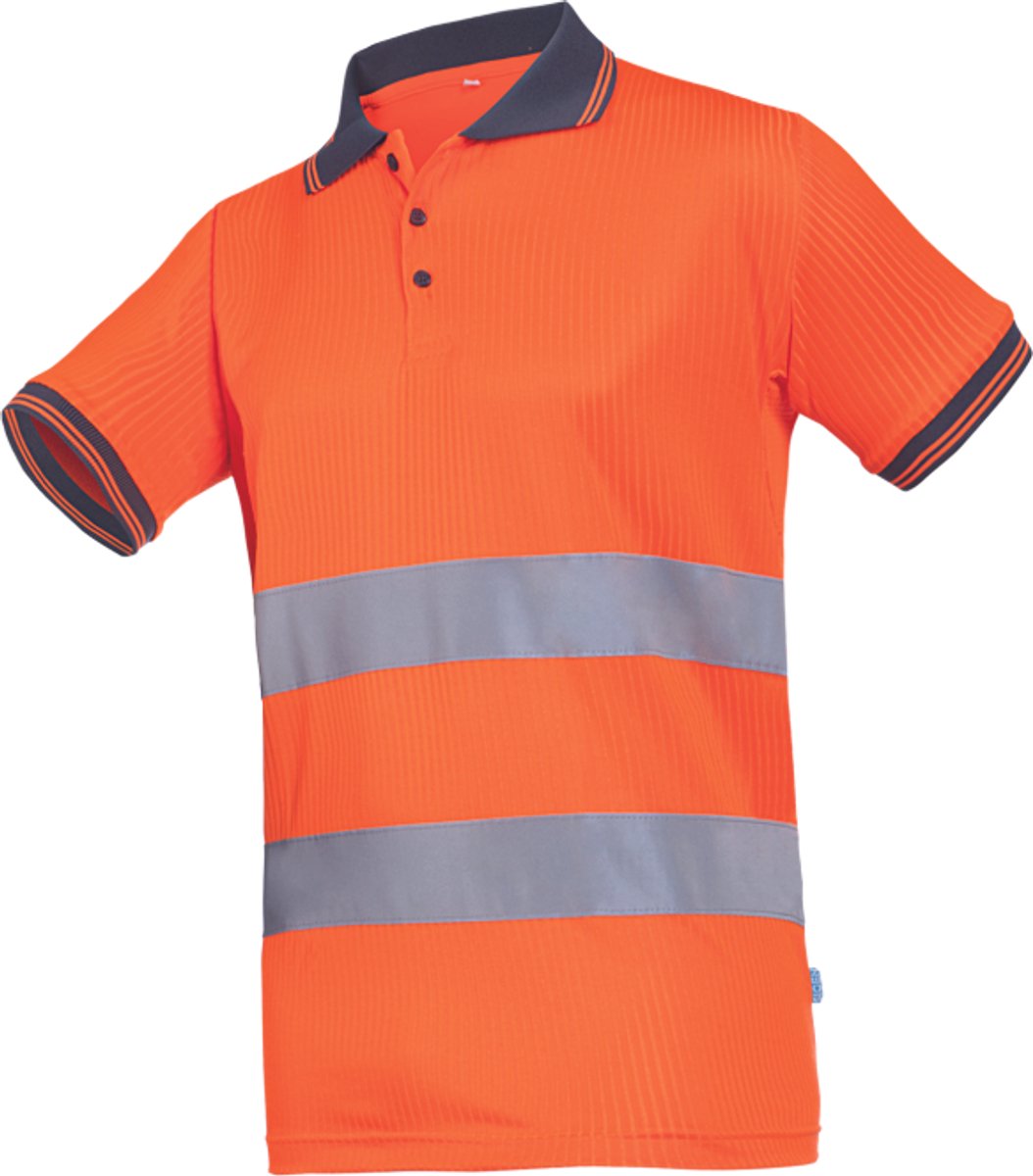 Sioen Naro high-vis polo shirt 03040125 - HV Oranje - M