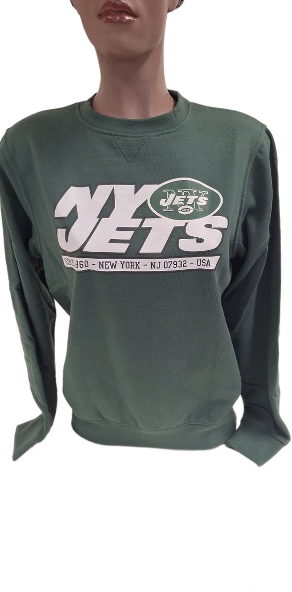NFL-NEW YORK YETS -CREWNECK- -L Groen