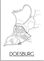 DesignClaud Doesburg Plattegrond poster A3 poster (29,7x42 cm)