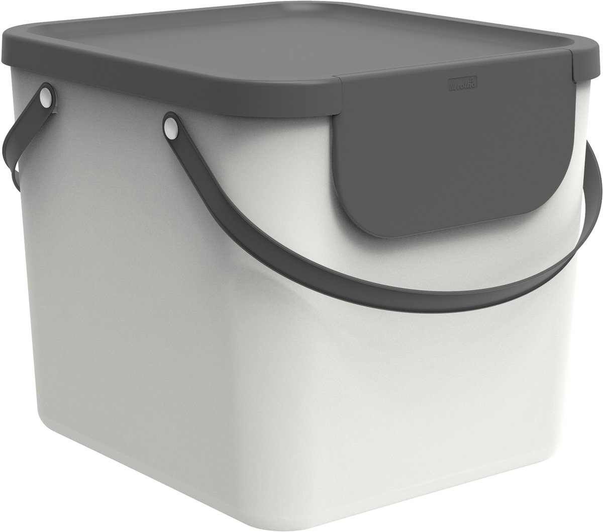 Rotho Albula afvalscheiders - BPA vrij - 40L - wit