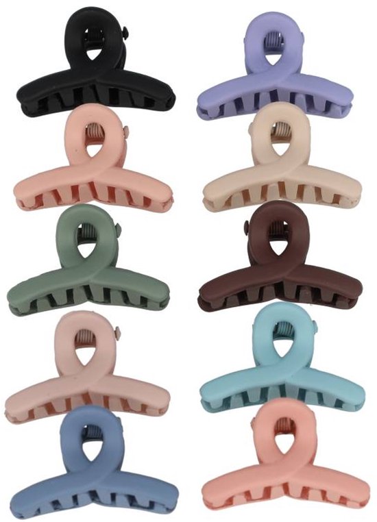 Set de Barettes et pinces à cheveux Klein Wave 3 cm couleur naturelle 0 pièces pince à cheveux pince à cheveux épingle à cheveux Mini pinces à cheveux Zwart marron vert Blauw rose beige