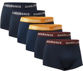 DANISH ENDURANCE Korte Boxershorts Heren Ondergoed - ultiem draagcomfort - 6 pack - Meerkleurig - Maat M