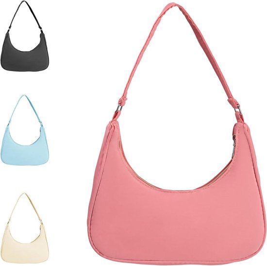 Makukke Schoudertas voor dames, kleine handtas, Y2K crossbody bag dames PU lederen schoudertas vintage voor vrouwen dating party winkelen, zwart