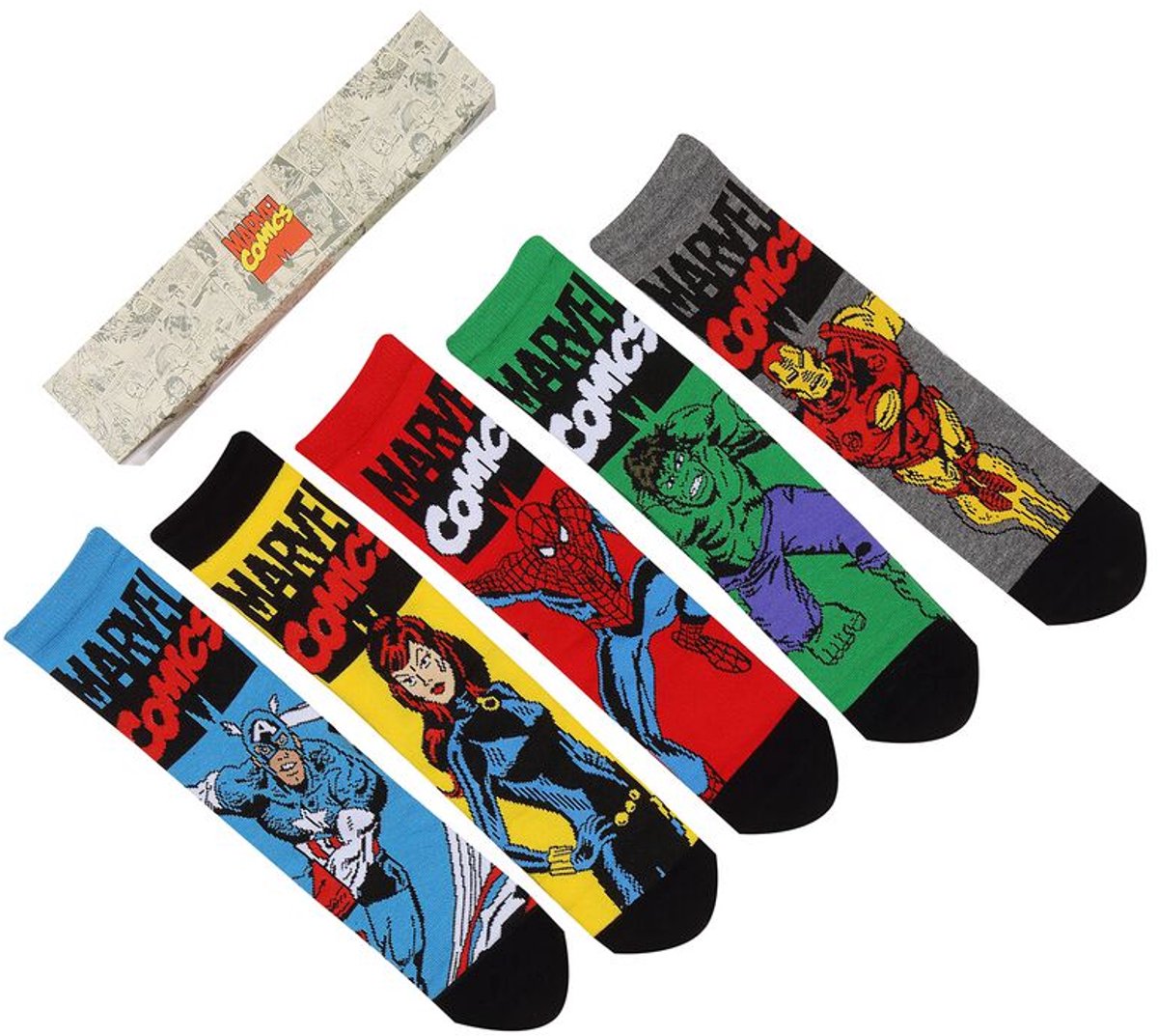 Avengers Heroes Unisex Sokken - meerkleurig - S-M
