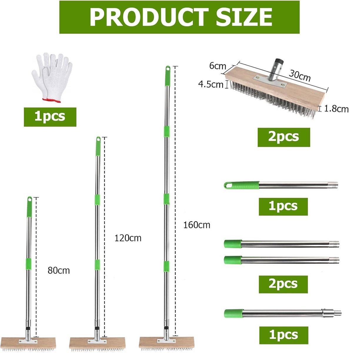 Balai mtal 30cm acier balai mtal sans manche bois PZCC - Au