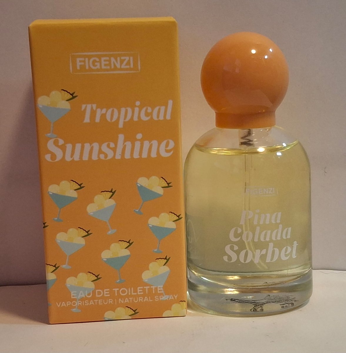 Figenzi - Tropical Sunshine - Eau de Toilette - For Women - Pina Colada Sorbet geur - 35ml