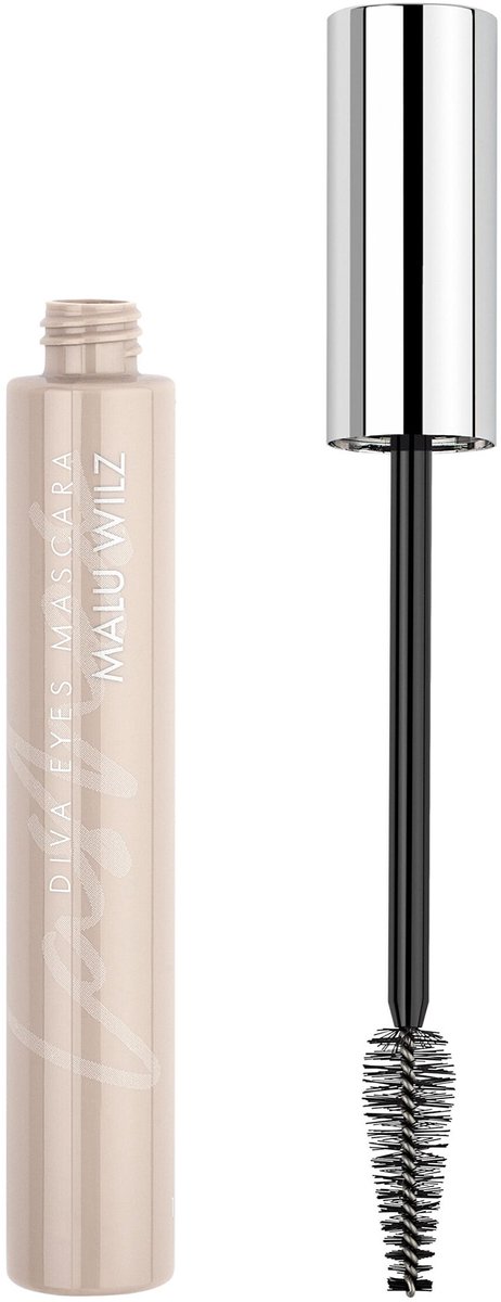 Malu Wilz - Diva Eyes Mascara - Zwart - conisch borstel - volume gevend