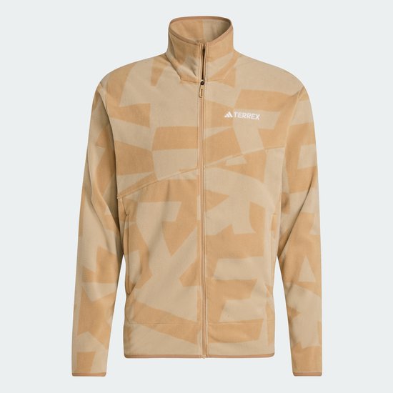 adidas TERREX Veste molleton entièrement zippée imprimée Terrex Multi - Hommes - Marron - M