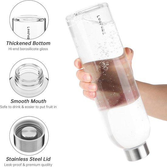 Sportspray waterfles | BPA-vrij 700 ml lekvrije herbruikbare flip-top gradiëntbeker