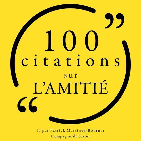 100 citations sur l'amitié - cover