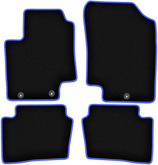 Tapis de voiture CARLUX-BLUE pour : Hyundai i20 I à hayon (2008-2014)