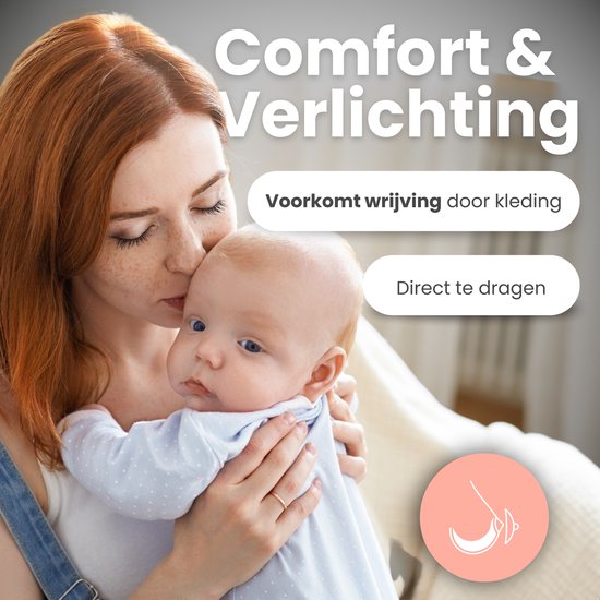Evite Silver Nursing Cups - 999 Zilver - Inclusief Ringen & Opberghoesje - Zilveren Tepelkapjes - Tepelbeschermers - Medium Size van Evite — afbeelding 5