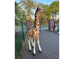 Goodyz- Jungle dieren- Giraf- staand - 190 cm hoog - Orginele kleur