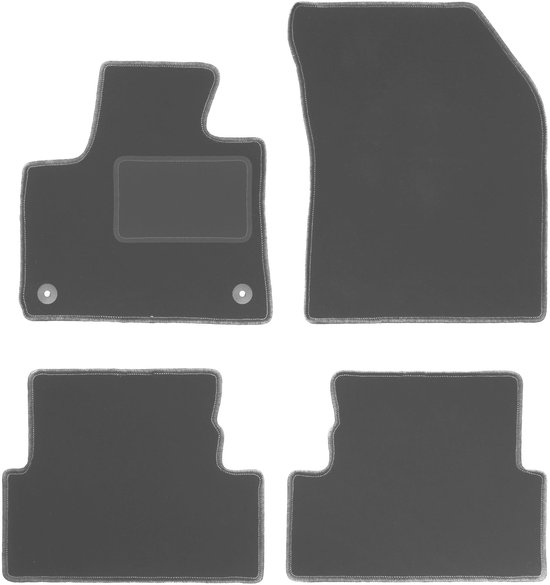 Autodeurgreepbeschermers voor DS 7 I 2018-2025, Waterdichte Krasbestendige Deurgreepbeschermers Van Koolstofvezel En Lakbeschermingshoes,E/Transparent