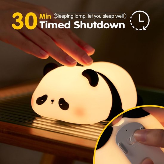 My Arc - Panda Nachtlamp - Babykamer Nachtlampjes - Nachtlampje - Baby Kamer - Led Dimmer - Speelgoed - Handige Bediening van My Arc — afbeelding 4