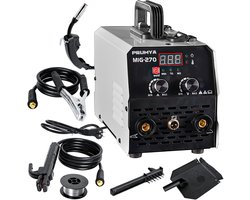 Draagbare 200A Inverter Lasapparaat met LED Digitaal Display - MIG/MMA Multifunctionele Elektrische Lastransformator 220V voor Auto-herstel/Metaalbewerking