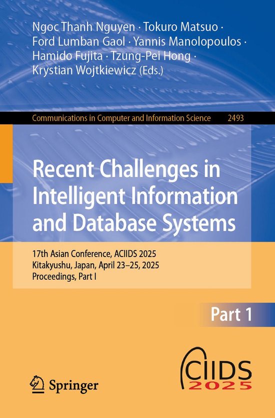 Springer Nature Proceedings Computer Science 1 - Recent Chal ... - cover