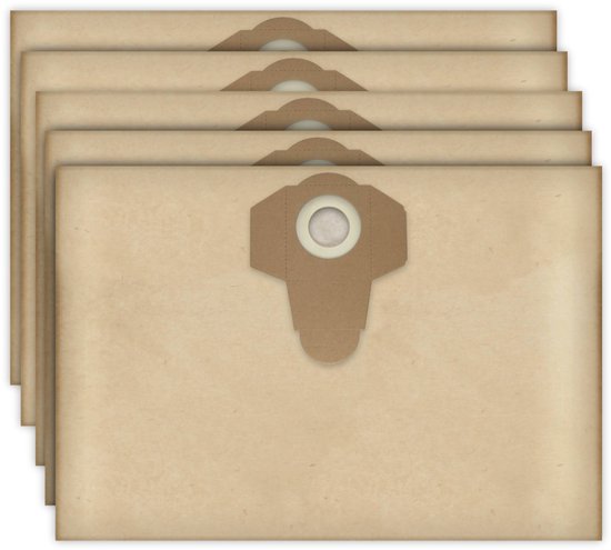 5x Dparts stofzuigerzakken geschikt voor Parkside en Einhell - voor Lidl PNTF 23 - PTS 250 - PNTS 1250 - 1300 - 1400 - 1500 series - nat droog stofzakken