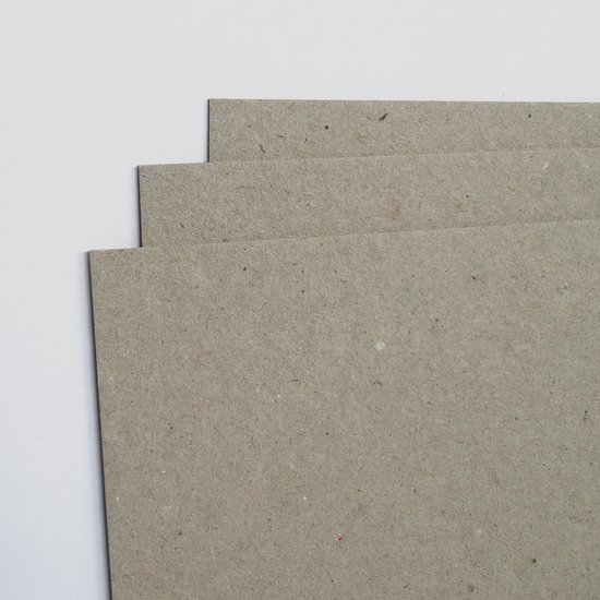 Carton gris A4 1 mm 100 feuilles - Carton gris - 630 grammes/ m2