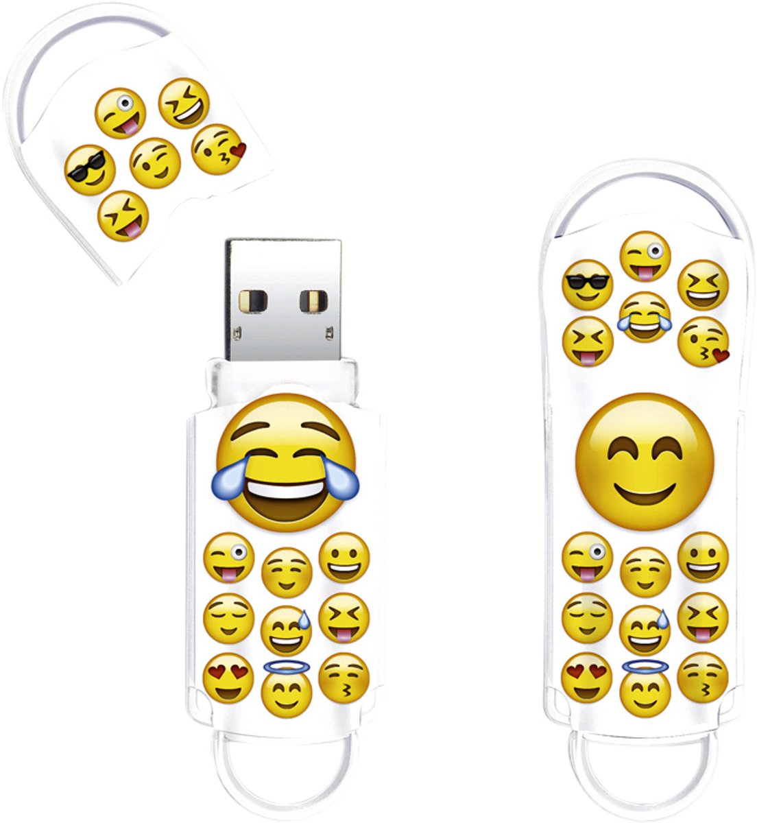 Usb-stick integral 64gb 2.0 emoji | Blister a 1 stuk