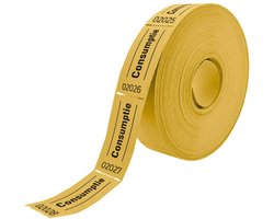 Consumptiebon combicraft 57x30mm 2zijdig gl 2x1000