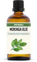 Puturals Moringa Olie 100% Biologisch - 100ml - Koudgeperst en Puur - Moringa Olie voor Huid en Haar
