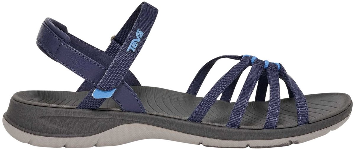 Teva TirraTraveler Sandalen Dames Donkerblauw – Donkergrijs – Lichtgrijs