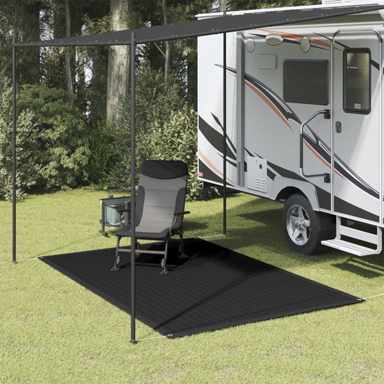 vidaXL - Tenttapijt - 200x300 - cm - zwart van Vidaxl — afbeelding 5
