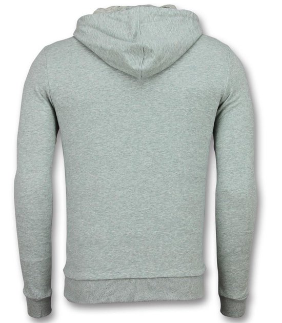 | Enos Vest met Capuchon Mannen ICONS Sweater Heren vest met Capuchon Mannen Trui met rits Wit (vesten