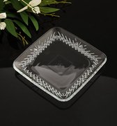 Pasabahce Timeless - glazen servies - Gebaksbord - verpakt per 6 - vierkant bord - 15 cm X 15 cm