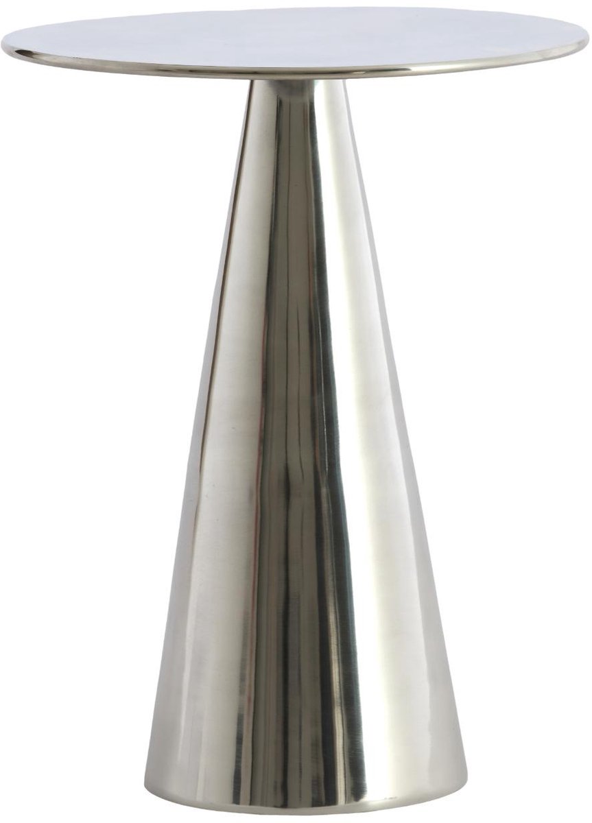 Light & Living Bijzettafel Leova - Nikkel - Ø35cm - Modern