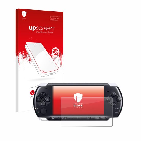 upscreen - Screenprotector voor Sony PSP 3000 - Folie Beschermfolie Beschermglas transparant
