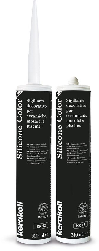 Kerakoll - Silicone Color - KK12 - Siliconenkit - Kleur 12 Zwart ...