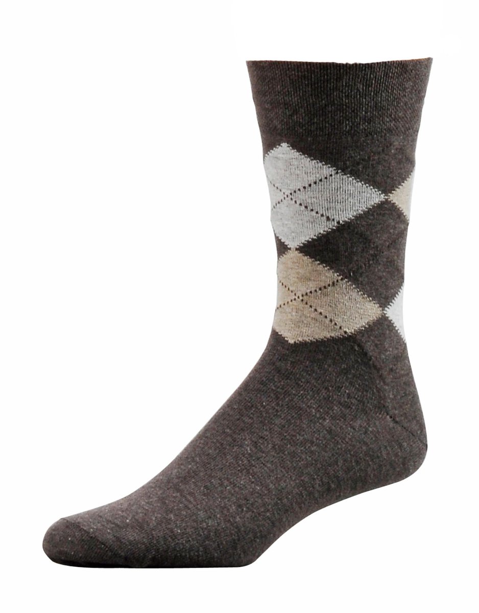 Voordeelpakket kwaliteit herensokken 47-50 | nette herensokken | 6 paar | ruit motief | verschillende kleuren