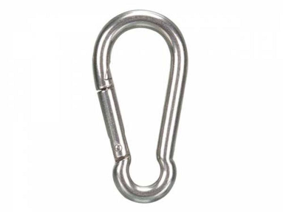 Platinum Mousqueton pour fixation d'une voile d'ombrage - 8x80mm
