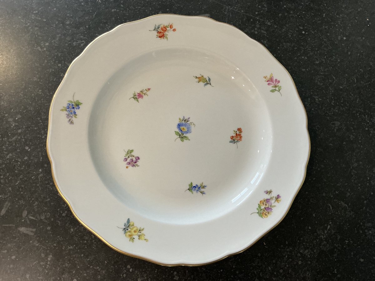 MEISSEN Assiette murale
