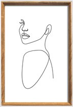 Walther Silhouette - Houten lijst - Fotoformaat 20x30 cm - Natuur