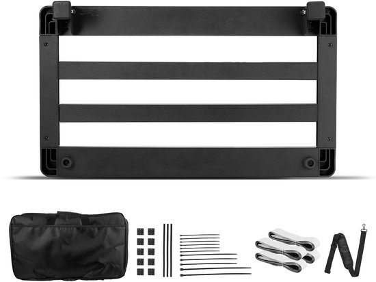 Foto: Guitar pedalboard 6063 aluminiumlegering 1680d oxford doek max 12 pedalen opvouwbaar draagbaar met opbergtas