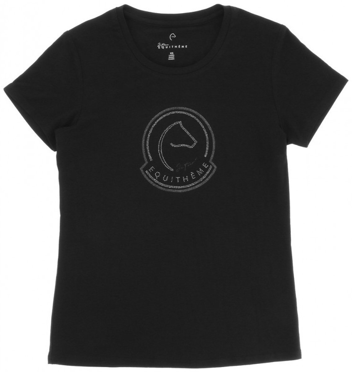 Equithème T-shirt Rosalie Zwart -M-