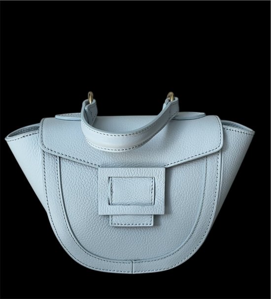 Tas Handtas Schoudertas Lichtblauw Babyblauw Leer tas-handtas-schoudertas-lichtblauw-babyblauw-leer