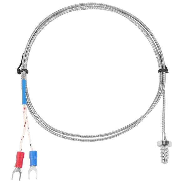 K Type Thermocouple M6 Screw Fine Thread Probe Temperature Sensor Wire K Type Thermocouple M6 Screw Fine Thread Probe Temperature Sensor Wire