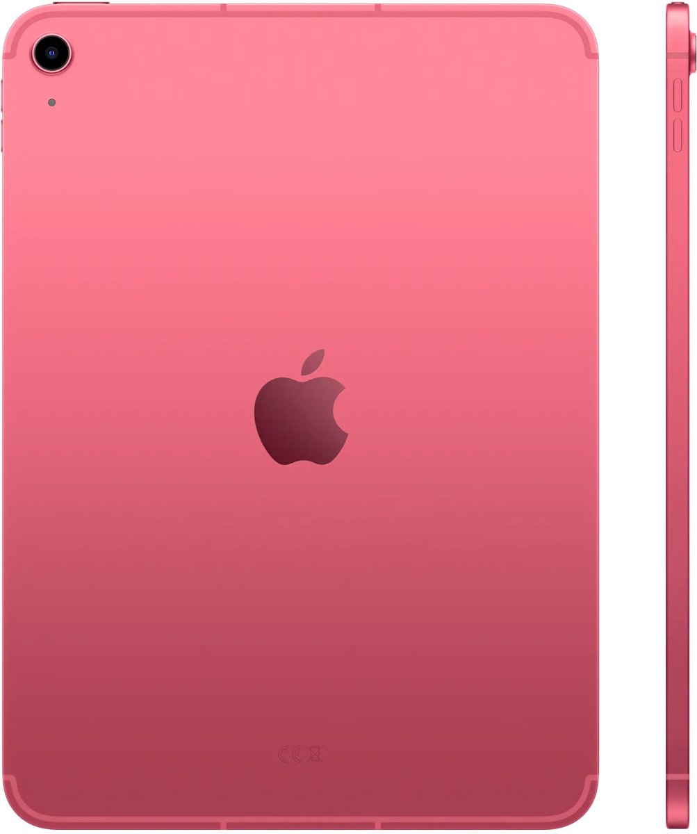 Apple iPad 11 inch A16 Bionic 128GB Wi-Fi + Cellular Pink 2025 tablet met Retina-display, camera, stereo geluid - Afbeelding 3