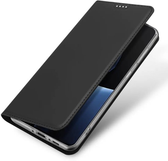 Dux Ducis Skin Pro Hoesje Geschikt voor OnePlus 13R | Book Case met Pasjeshouder | Portemonnee | Standaard | Zwart