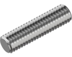 RVS draadeind DIN 976 A2 M8X35 per 5 stuks