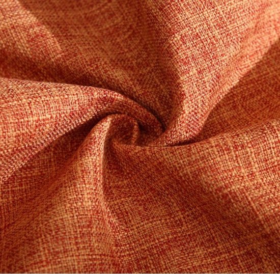 Lot de 2 housses de coussin décoratives – Décoration d'intérieur rustique et Boho – Taie d'oreiller en lin épais – Taie d'oreiller carrée – Avec fermeture éclair invisible – Convient pour canapé-lit et bureau (50 x 50 cm)