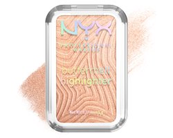 NYX Professional Make Up Buttermelt Highlighter - Blijft tot 12u zitten - Verrijkt met mango-, amandel- en sheaboter - Glaze It Butta - 5gr