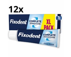 Fixodent Kleefpasta Complete Fresh - 12 x 70 gram - Voordeelverpakking (vervanger van Fixodent Original)