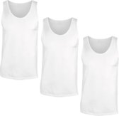 Senvi Sports onderhemd/sportshirt 3-Pack - Kleur Wit - Maat XL